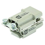 Harting 09 12 006 2794 Socket insert 6-pole silver 1pc