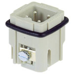 Harting 09 20 003 2611 Han® A 3+PE Pin inset 10 pcs for harsh environments