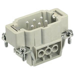 Harting 09 33 006 2601 Han® E 6+PE 10 pcs Pin inset for heavy industry