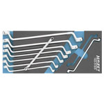 Hazet 163-518/9 Double-ended Box Wrench Set 9 pc 6-23mm SIS System