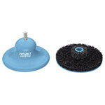 Hazet 4960F-160/2 Rim Flange Cleaner 160mm Dia 500 RPM Minimised Dust