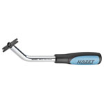 Hazet 4968-12 Brake Line Scraper Curved Design 2-Component Grip 245mm