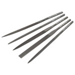 Hazet 9034P-050/5 File Set 5-Part Ideal for Confined Spaces 135mm Length