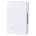 Heidemann 70160 Tebas Chime 8V 82dB Pure White Volume & Lighting Compatible