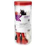TruComponents 40010 Cable tie 100 x 2.5mm Blk/Red/Ecru 1000 pc(s)