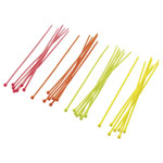 TruComponents 40014 Cable tie 150mm 2.50mm Neon Grn/orange/Yel/pink 80 pc(s)