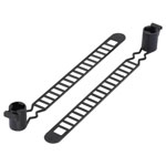TruComponents 40077 Cable tie 120mm 10mm Blk
