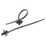 TruComponents 40215 Cable tie 169mm 5mm Blk Spring toggle and disc