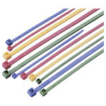 TruComponents 40288 Cable tie 100 x 2.5, 203 x 2.5, 292 x 3.6 Grn/Red/Blue/Yel