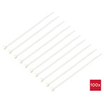TruComponents 40509 Cable tie 150mm 3.6mm Wh Flame-retardant 100 pc(s)