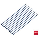 TruComponents 40514 Cable tie 203mm 2.5mm Blue Cable finder detectable 100pcs