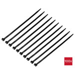TruComponents 40519 Cable tie 300mm 7.6mm Blk 100 pc(s)