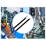 TruComponents 40535 Stainless steel ties 520mm 4.6mm AISI 304 Coated 100pcs