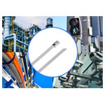 TruComponents 40555 Stainless steel ties 680mm 4.6mm AISI 316 100pcs