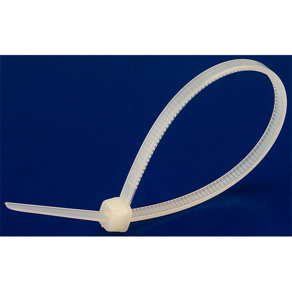 UniStrand 150mm White Cable Ties - pack of 100 | Rapid Online