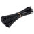 UniStrand 200mm Black W/resist Cable Ties - pack of 100