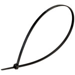 UniStrand 368mm Black W/resist Cable Ties - pack of 100