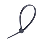 UniStrand UNI-CT1B Black 100mm Nylon Cable Ties Miniature(2.5mm) Pack of 100