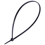 UniStrand UNI-CT7B Black 292mm Nylon Cable Ties Intermediate(3.6mm) Pack of 100