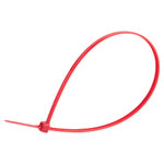 UniStrand CT8-Red 300mm Nylon Cable Ties Coloured Standard(4.8mm) Pack of 100