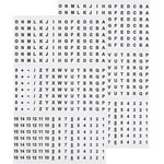 TruComponents 40970 Printed adhesive marker Imprint A - Z/+/-/0