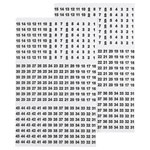 TruComponents 40975 Printed adhesive marker Imprint 1 - 45 606629