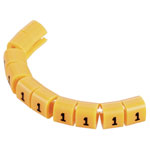 TruComponents 40979 Pre-printed Cable marker 1 OD 3-3.60mm