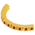 TruComponents 40980 Pre-printed Cable marker 2 OD 3-3.60mm