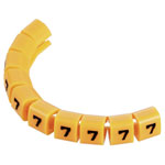 TruComponents 40984 Pre-printed Cable marker 7 OD 3-3.60mm