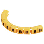 TruComponents 40988 Pre-printed Cable marker B OD 3-3.60mm