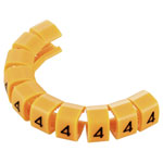 TruComponents 40996 Pre-printed Cable marker 4 OD 4-5.10mm