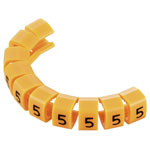 TruComponents 40997 Pre-printed Cable marker 5 OD 4-5.10mm