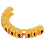 TruComponents 40998 Pre-printed Cable marker 6 OD 4-5.10mm