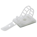 TruComponents 41006 Cable mount Adhesive/Scr fixing Ø22mm + strap Ecru 1pcs