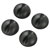 TruComponents 41014 Cable mount Self-adhesive Ø9mm Blk 4pcs