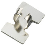 TruComponents 41030 Self-adhesive Ø9.50mm Silver 1pcs