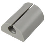 TruComponents 41049 Clip 1226945 Ø11-13.50mm corner fitting Grey 1pcs