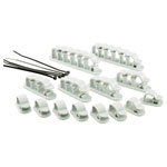 TruComponents 41057 Cable mount Self-adhesive Clear 19pcs