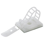 TruComponents 41067 Cable mount Adhesive/Scr fixing Ø17mm + strap Ecru 25pcs