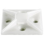 TruComponents 41112 Cable mount Self-adhesive Ø12.70mm 4x thread Clear 1pcs