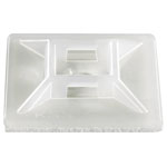 TruComponents 41120 Cable mount Self-adhesive Ø4.80mm 4x thread Clear 1pcs