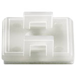 TruComponents 41124 Cable mount Self-adhesive Ø7mm 4x thread Clear 1pcs