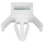 TruComponents 41147 Cable mount Ø21.30mm + fir tree Ecru 1pcs