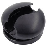 TruComponents 41195 Cable mount Self-adhesive Ø8mm Blk 1pcs