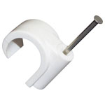 TruComponents 41213 Cable clips Ø10mm Wh 100pcs