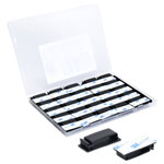 TruComponents 41226 Cable mount Self-adhesive Ribbon cbl/resealable Blk 50pcs