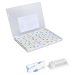 TruComponents 41227 Cable mount Self-adhesive Ribbon cbl/resealable Wh 50pcs