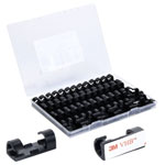 TruComponents 41229 Cable mount Self-adhesive Ø5-9mm Blk 50pcs