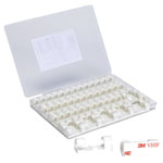 TruComponents 41230 Cable mount Self-adhesive Ø5-9mm Wh 50pcs