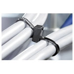 HellermannTyton 117-05350 T50IDH Cable Tie black 305mm double locking head